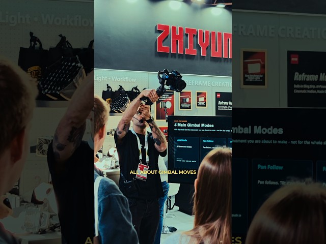 A day at the Zhiyun booth at IBC 2026 #ibc2026