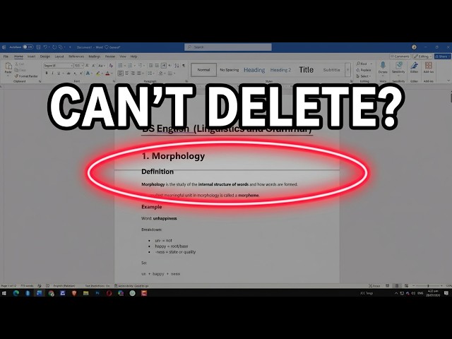Stuck with a Line You Can’t Delete? Do This!
