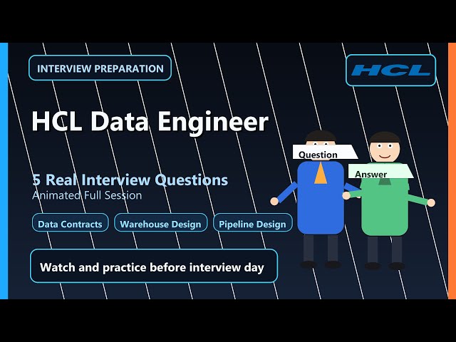 HCL Data Engineer Interview Preparation 2026 | 5 High-Impact Q&A