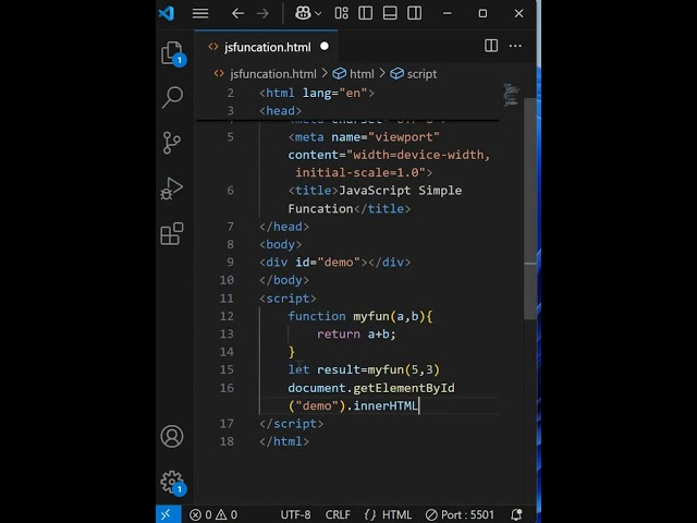 java script function