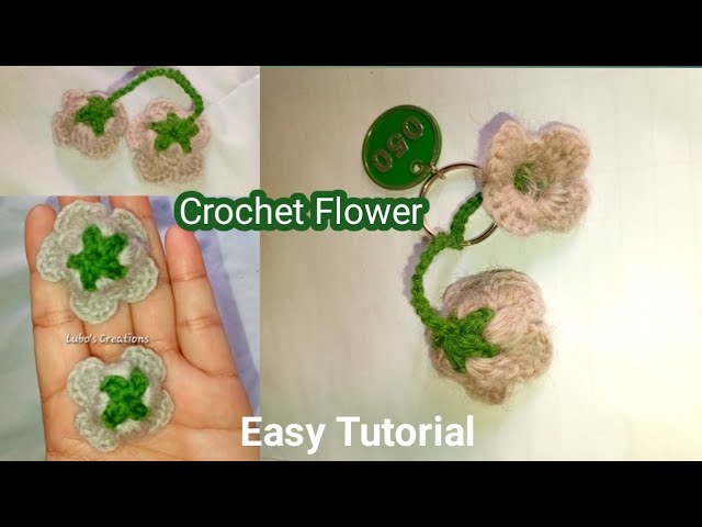Gorgeous Crochet Flowers Easy Tutorial کروشیاسے پھول بنانا #diy #trendingreels #yarn  #fypシ゚viralシ