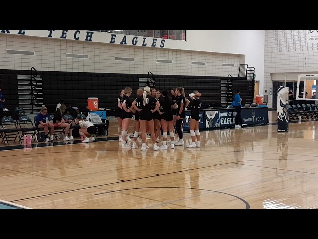 PittCC VB 2026 at Wake Tech set 4