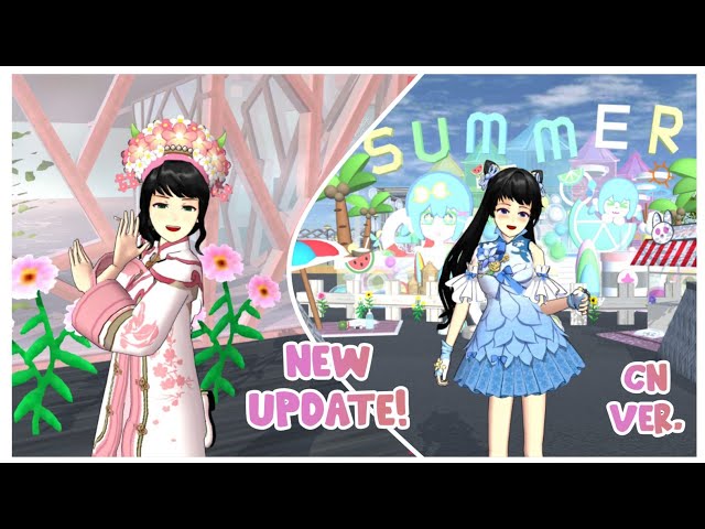 New Update! 😍 New Costumes and Hairstyles in Sakura School Simulator Chinese Version ✨