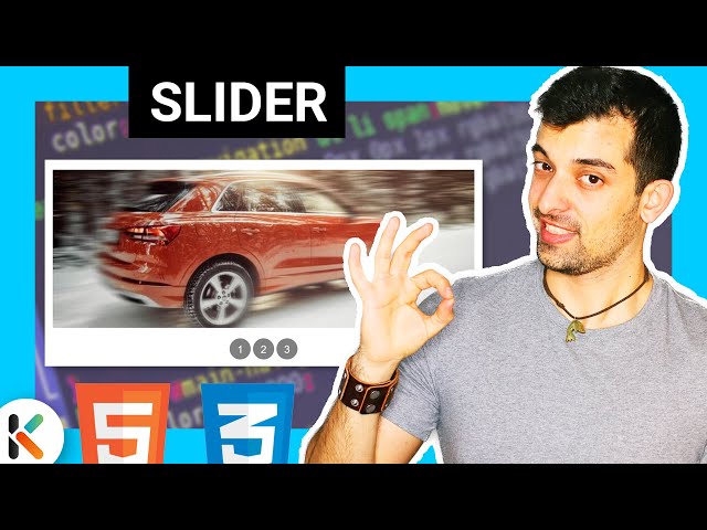 💙 Cómo hacer un slider en HTML y CSS [Código para copiar]