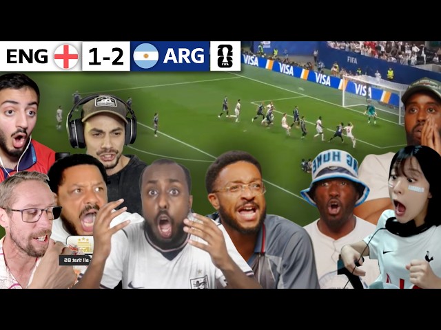 ARGENTINA HATERS MELTDOWN 😡 ENGLAND FANS GUTTED, After LATE 2-1 World Cup HEARTBREAK!