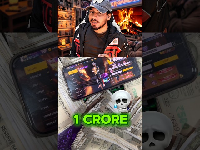 1 crore की free fire id sell krdi 😱 1 crore rupees free fire id 🤯 mini vlog #freefire #shorts