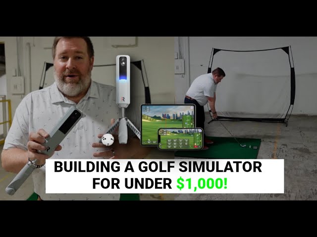 Building an Indoor Golf Simulator for Under $1,000 | Testing the Rapsodo MLM2PRO