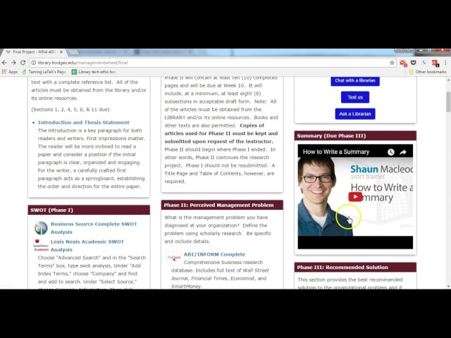 Management wheel course guide video