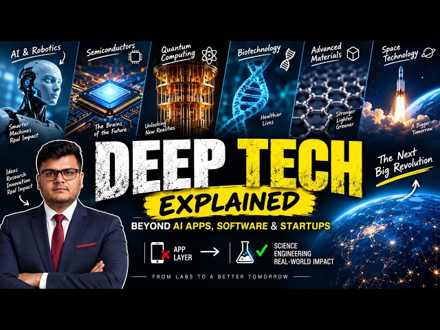 Deep Tech Explained | The Future Beyond AI Apps, Software & Startups