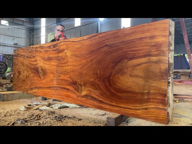 Super Huge Solid Woodworking Project - Building a Large Table from Giant Precious Hardwood?