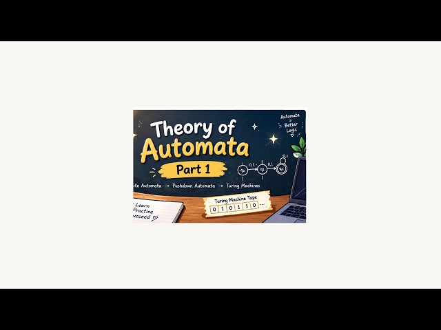 Theory of Automata Notes Part 1 | Automata Theory | Easy CS Notes
