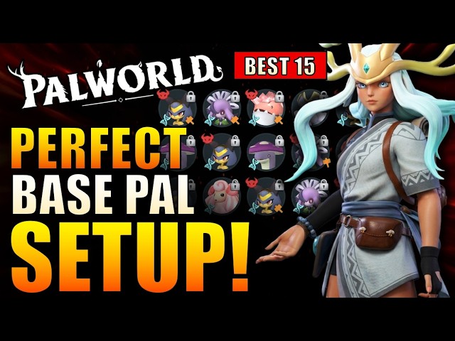 The Only 15-Pal Base You Need: ALL Resources AND 70M Gold/Hr! - Palworld 1.0