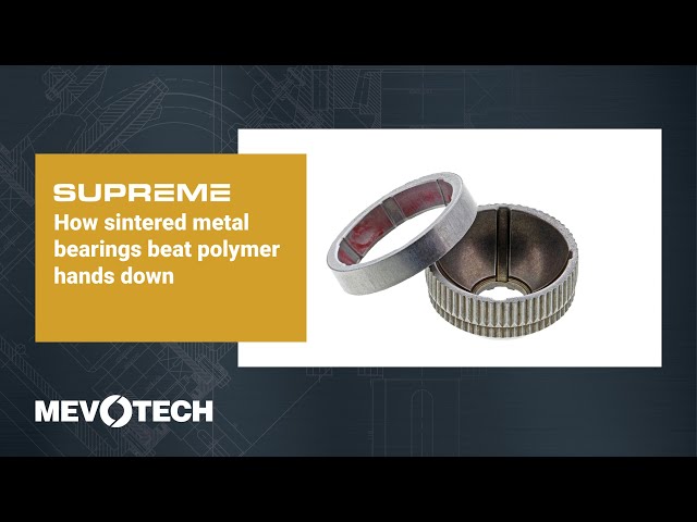 HOW SINTERED METAL BEARINGS BEAT POLYMER HANDS DOWN