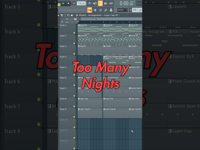 TOO MANY NIGHTS METRO BOOMIN FL STUDIO TUTORIAL! #flstudio #musicproduction
