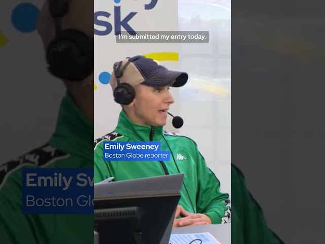 Emily Sweeney records application to be voice of Logan Airport
