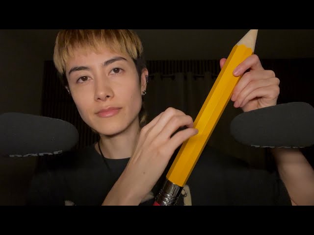 Tapping ear to ear - ASMR