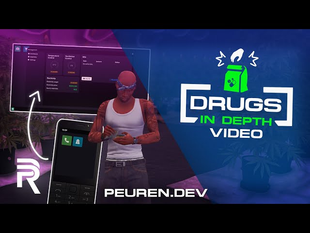 PeuRen Development - Drugs | In-Depth Showcase (FiveM)