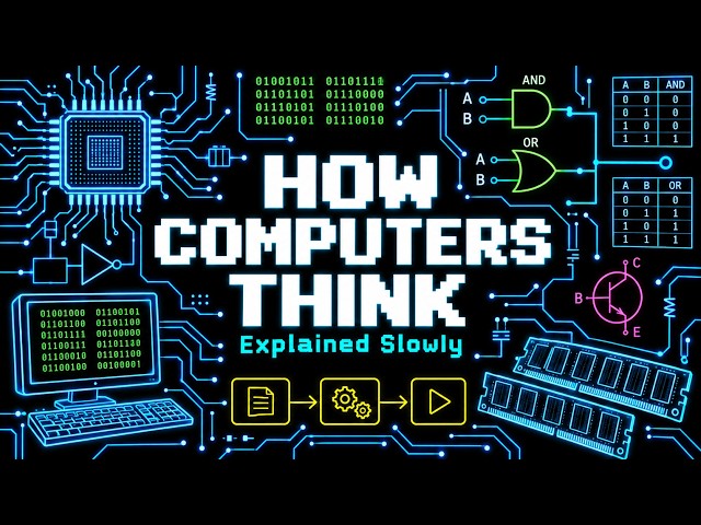 How a Computer Actually Thinks Explained Slowly (For Sleep)