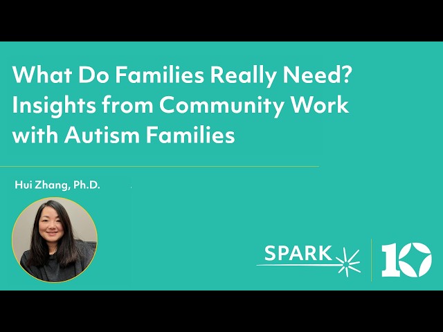 What Do Families Really Need? Insights from Community Work with Autism Families