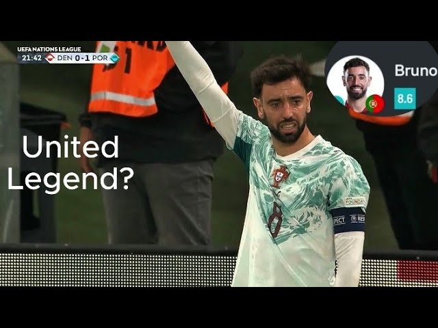 Bruno Fernandes MASTERCLASS highlights vs Denmark.