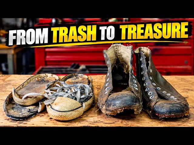 Converse Sneaker Upcycling: From Trash to Treasure | ASMR Transformation