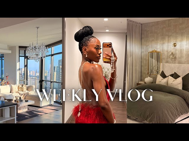END OF YEAR WEEKLY VLOG| TURNING BEDROOM INTO LUXURIOUS SUITE, REVEALING PUSH PRESENTS,MICRONEEDLING