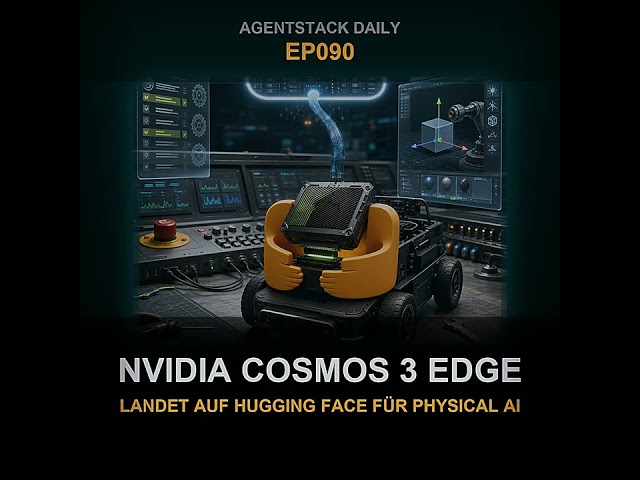 Folge 90: NVIDIA Cosmos 3 Edge landet auf Hugging Face für Physical AI | AgentStack Daily EP090 D...