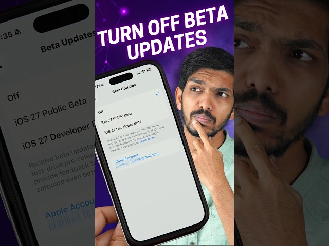 How to Turn Off Beta Updates in iPhone
