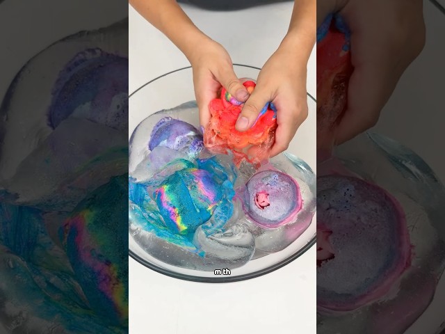 Adding Bath Bombs In Slime (GONE WRONG)