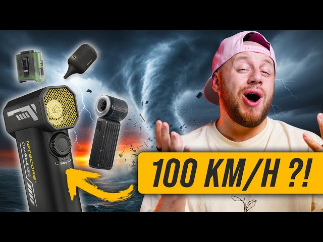 RYCHLOST VĚTRU PŘES 100 KM/H?! Otestoval jsem nejlepší větráčky!