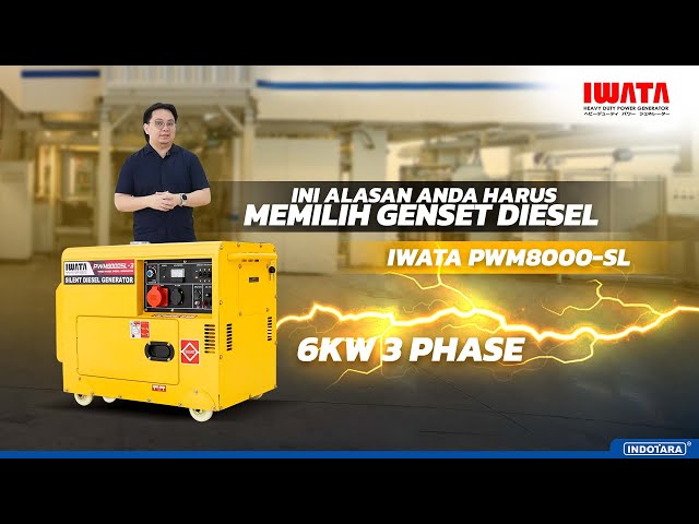 INI ALASAN ANDA HARUS MEMILIH GENSET DIESEL IWATA PWM8000-SL - FULL REVIEW