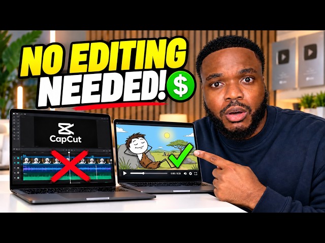 NEW AI Can Make Faceless Videos WITHOUT CAPCUT | NO VIDEO EDITING