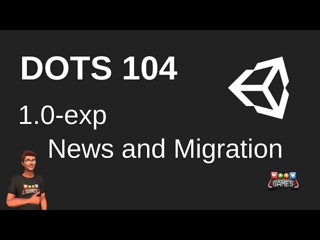 Unity DOTS 1.0 Relased - Learn what's new and get up to speed in 5 minutes