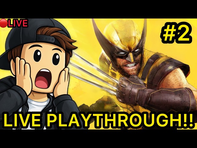 PLAYING THE NEW WOLVERINE GAME LIVE!! PART 2