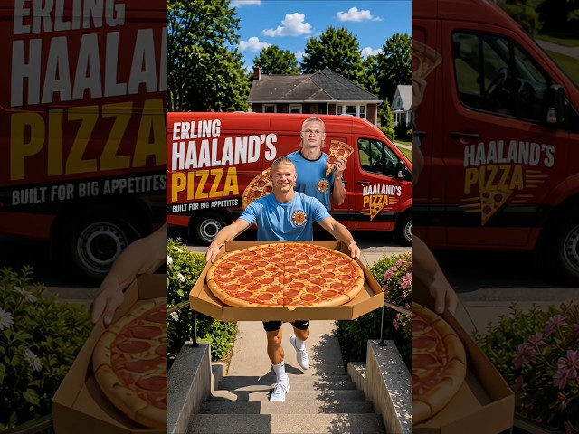 Haaland's PIZZA 🍕😍😅