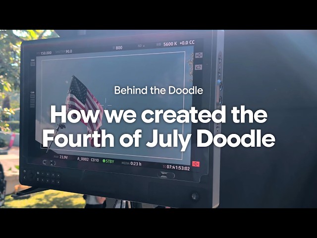 How the Fourth of July Doodle was made | Behind the Doodle