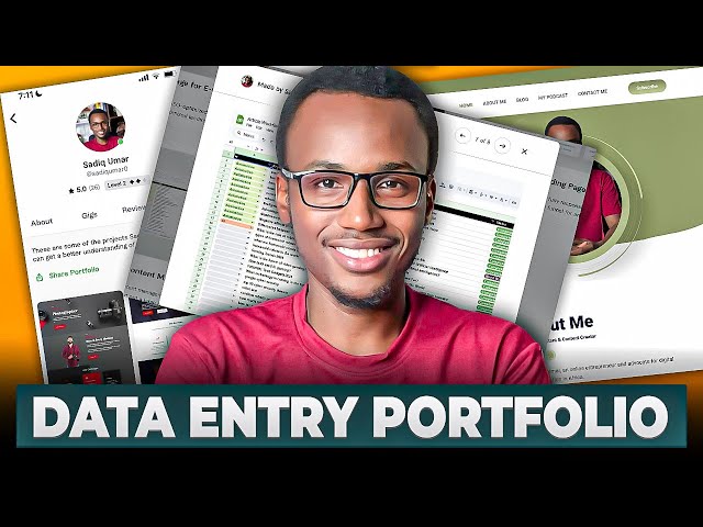 How to Create a Data Entry Portfolio (No Experience Needed!)