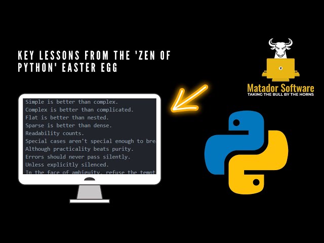 Key Lessons from the Zen of Python Easter Egg | Programming, Data & BI Tips