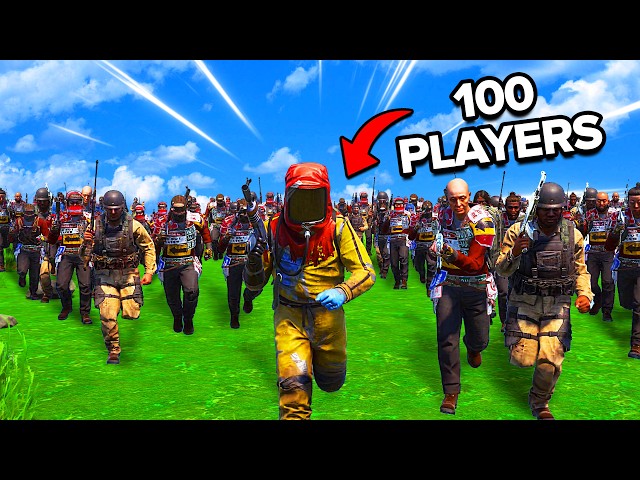 I Put 100 Players On A Modded Server In Rust...