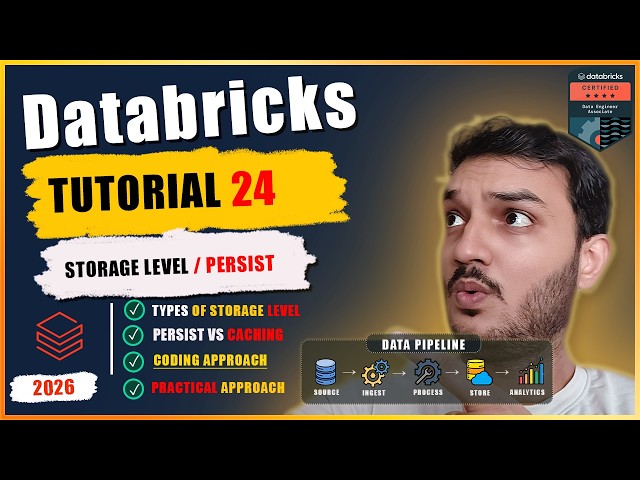 PERSIST IN APACHE SPARK #databricks #python #spark
