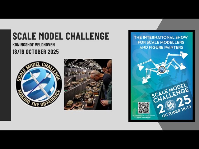 Scale Model Challenge 2025 - No.4  Armoured vehicles and diorama's  #SMC #modelshow #modelkit #hobby