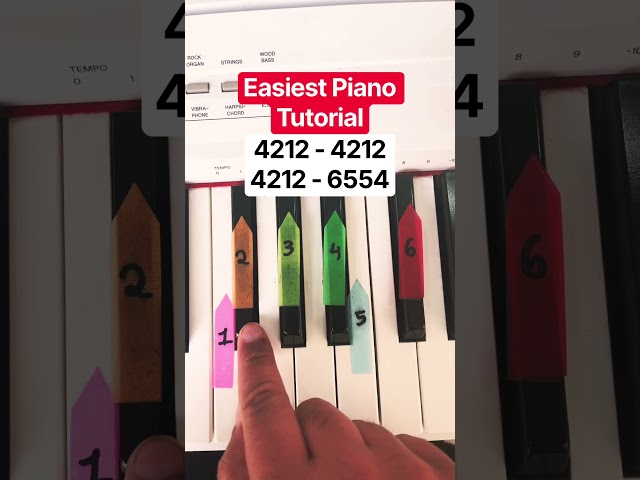 The EASIEST Piano Tutorial 🎹