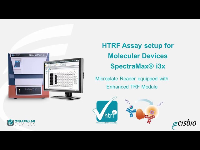 HTRF Assay setup for SPECTRAMAX i3x Multimode Plate Reader