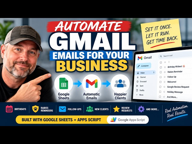 How I Automated Our Business Emails with Google | Follow-Ups, Reminders, Reviews & More