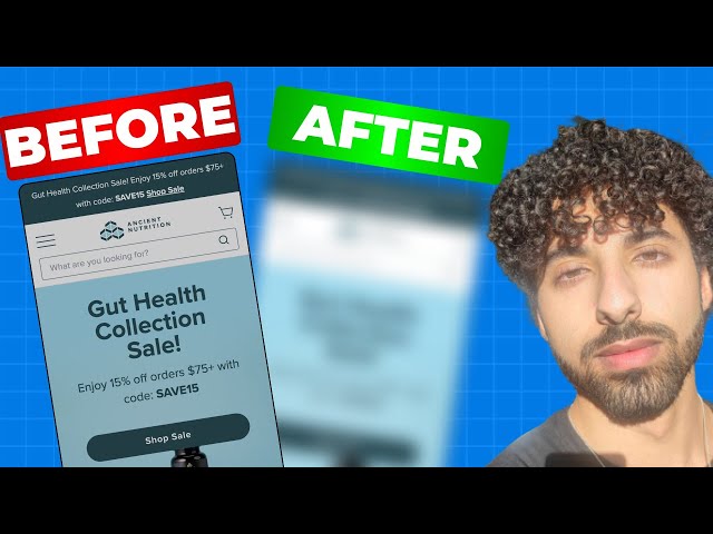 Watch Me LIVE AUDIT an E-commerce Store to Increase Conversions
