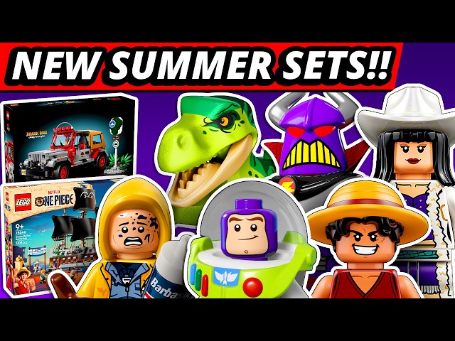 LEGO NEWS! NEW Summer Sets! One Piece! Buzz & Zurg?! Jurassic World! Next UCS SW Set!!