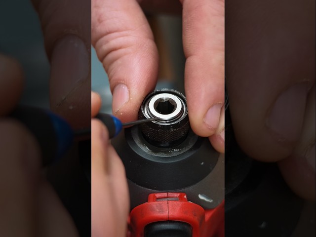 How to repair the bit holder on your impact driver or other power tools.Milwaukee, DeWalt, Makita