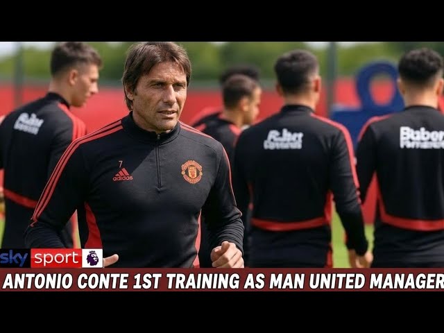 ANTONIO CONTE TAKES CHARGE AT MAN UNITED! FULL TRAINING SESSION AHEAD OF TOTTENHAM CLASH!
