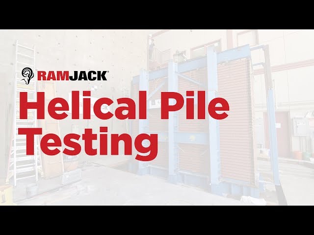 Ram Jack Helical Piles Undergo Groundbreaking Liquefaction Testing | April 2019