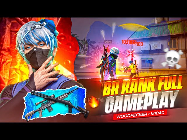 WOODPECKER+M1014 🔥Duo vs Squad 😱 BR-Rank Full Gameplay | iPhone 16 Pro Max 📱 | Free Fire MAX